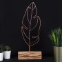 WALLXPERT Stona dekoracija Feather Bronze - slika 1