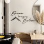 WALLXPERT Zidna dekoracija Dream & Imagine & Belive APT464MS - slika 1