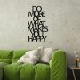 WALLXPERT Zidna dekoracija Do More Of What Makes You Happy Metal Decor - slika 2
