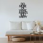 WALLXPERT Zidna dekoracija Do More Of What Makes You Happy Metal Decor - slika 1