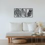WALLXPERT Zidna dekoracija Leaf2 Metal Decor - slika 3