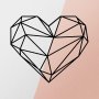 WALLXPERT Zidna dekoracija Heart Metal Decor - slika 5