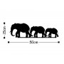 WALLXPERT Zidna dekoracija Elephants - slika 3