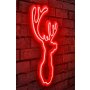WALLXPERT LED dekoracija Deer Red - slika 1