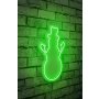 WALLXPERT LED dekoracija Snowman Green - slika 2