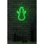 WALLXPERT LED dekoracija Snowman Green - slika 3