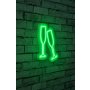 WALLXPERT LED dekoracija Champagne Glasses Green - slika 2