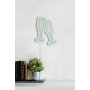 WALLXPERT LED dekoracija Champagne Glasses Green - slika 5