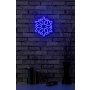 WALLXPERT LED dekoracija Snowflake Blue - slika 3