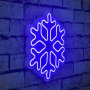 WALLXPERT LED dekoracija Snowflake Blue - slika 1