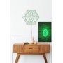 WALLXPERT LED dekoracija Snowflake Green - slika 4