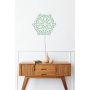 WALLXPERT LED dekoracija Snowflake Green - slika 5