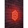 WALLXPERT LED dekoracija Snowflake Red - slika 2