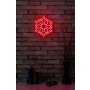 WALLXPERT LED dekoracija Snowflake Red - slika 3