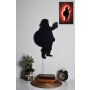 WALLXPERT LED dekoracija Santa Claus 2 Red - slika 1