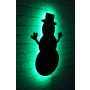 WALLXPERT LED dekoracija Snowman 2 Green - slika 2