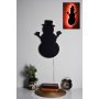 WALLXPERT LED dekoracija Snowman 2 Red - slika 1