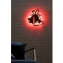 WALLXPERT LED dekoracija Bells 2 Red - slika 3