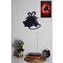 WALLXPERT LED dekoracija Bells 2 Red - slika 1