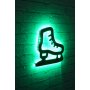WALLXPERT LED dekoracija Ice Skate 2 Green - slika 2