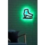 WALLXPERT LED dekoracija Ice Skate 2 Green - slika 3