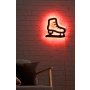 WALLXPERT LED dekoracija Ice Skate 2 Red - slika 3