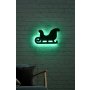WALLXPERT LED dekoracija Sled 2 Green - slika 3