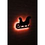 WALLXPERT LED dekoracija Sled 2 Red - slika 2