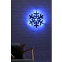 WALLXPERT LED dekoracija Snowflake 2 Blue - slika 3