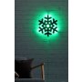 WALLXPERT LED dekoracija Snowflake 2 Green - slika 3