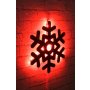 WALLXPERT LED dekoracija Snowflake 2 Red - slika 2