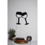 WALLXPERT LED dekoracija Wine Glasses Red - slika 4