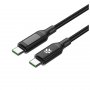 CELLY USB-C na USB-C 100W sa LED ekranom Kabl - slika 1