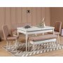 HANAH HOME Trpezarijski set White Stone - slika 1