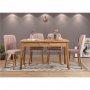 HANAH HOME Trpezarijski set Santiago Atlantic Stone - slika 1