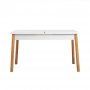 HANAH HOME Trpezarijski set Santiago White Anthracite - slika 3