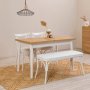 HANAH HOME Trpezarijski set OLIVER ACL WHITE KARINA WHITE - slika 2