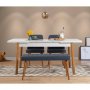 HANAH HOME Trpezarijski set Santiago Atlantice Navy Blue V2 - slika 2