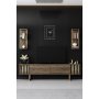 HANAH HOME Set za dnevnu sobu Gold Line Walnut Gold - slika 4