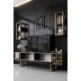 HANAH HOME Set za dnevnu sobu Gold Line Walnut Gold - slika 5