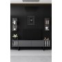 HANAH HOME Set za dnevnu sobu Chrome Line Set Anthracite Black - slika 4