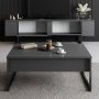 HANAH HOME Set za dnevnu sobu Luxe Set Anthracite Black - slika 2