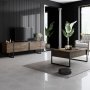HANAH HOME Set za dnevnu sobu Luxe Set Walnut Black - slika 1