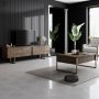 HANAH HOME Set za dnevnu sobu Luxe Set Walnut Gold - slika 1