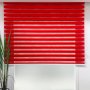 WALLXPERT Zebra zavesa Lizbon Red (140 x 200) - slika 1