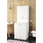 HANAH HOME Ormarić za veš mašinu Palmira White - slika 1