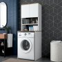 HANAH HOME Ormarić za veš mašinu KD101 1950 Walnut - slika 2