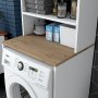 HANAH HOME Ormarić za veš mašinu KD101 1950 Walnut - slika 4