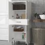HANAH HOME Kupatilski ormarić Arizona 4 Kapak White - slika 2