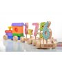 HANAH HOME Drvena igračka Math Train - slika 1